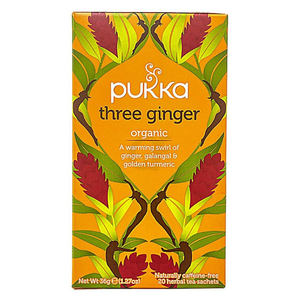 Pukka three ginger organic tea