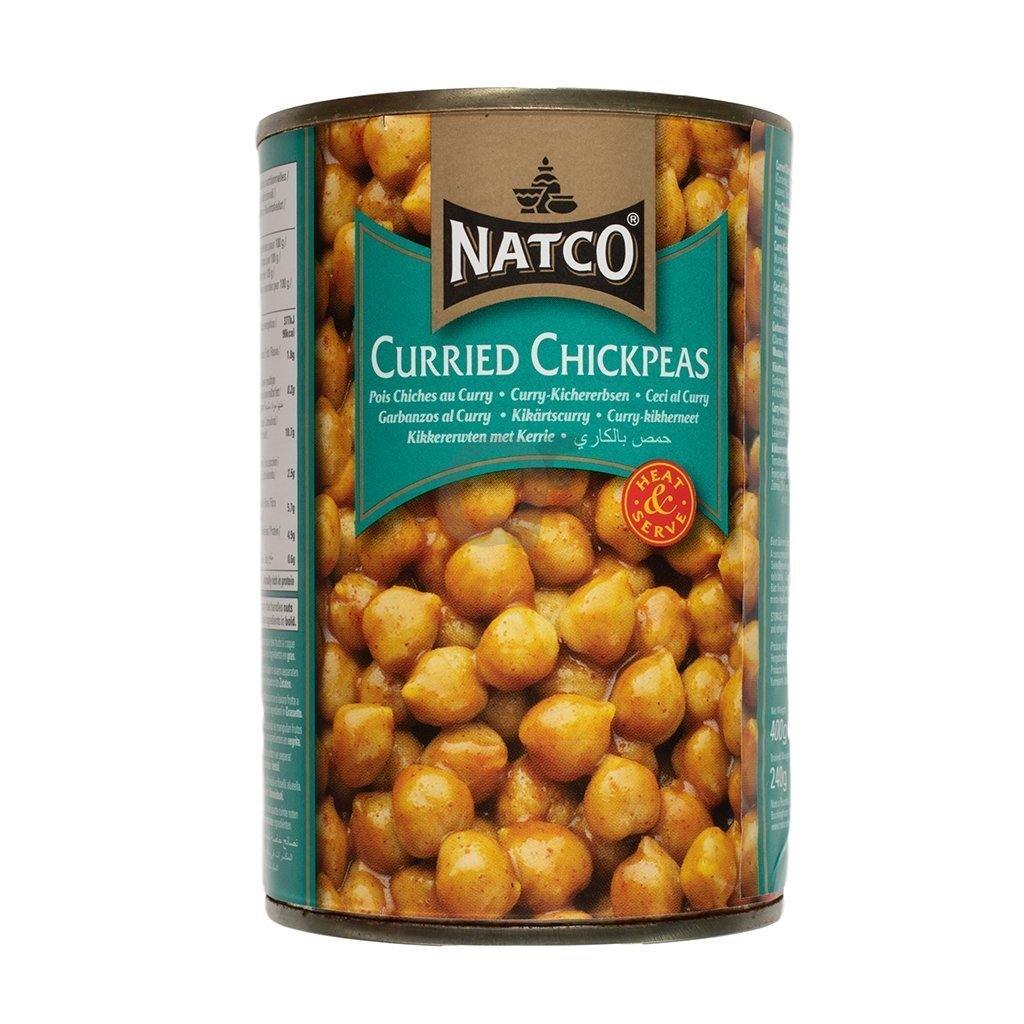Natco curried chick peas 400g