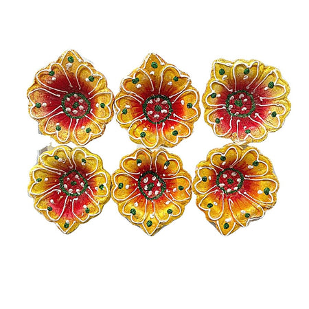 S. Rangoli Diya(Set of 6)