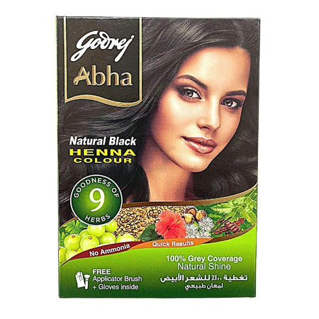 Godrej Abha Natural Black Henna Colour