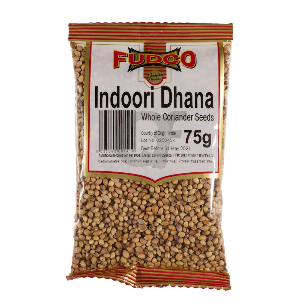 Fudco Indoori Dhana (whole Coriander Seeds) 75g