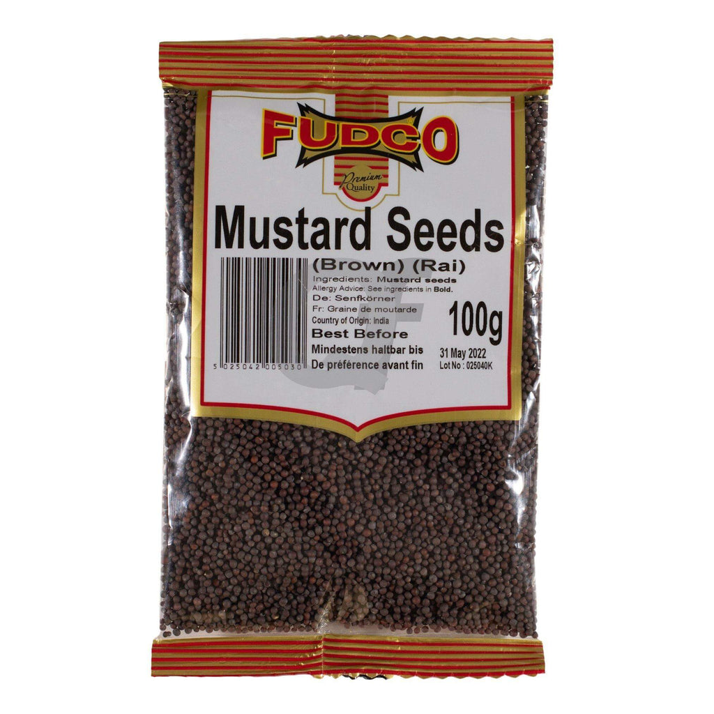 Fudco Mustard Seeds brown (Rai) 100g