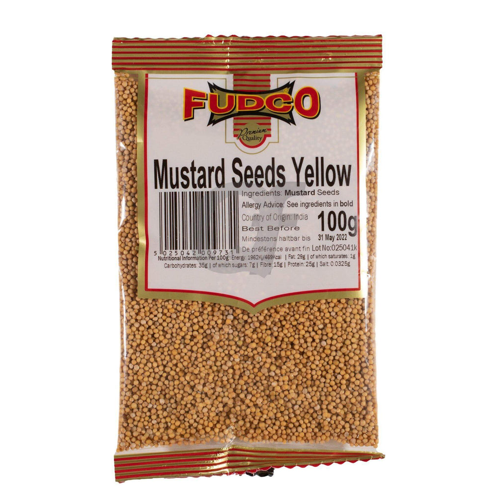 Fudco Mustard Seeds Yellow 100g