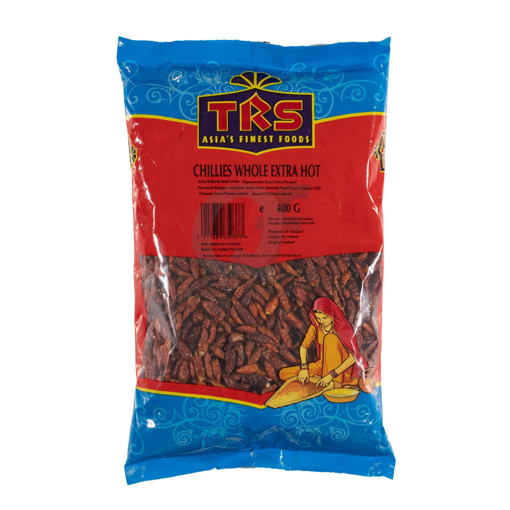 TRS ex hot red chillies 400g