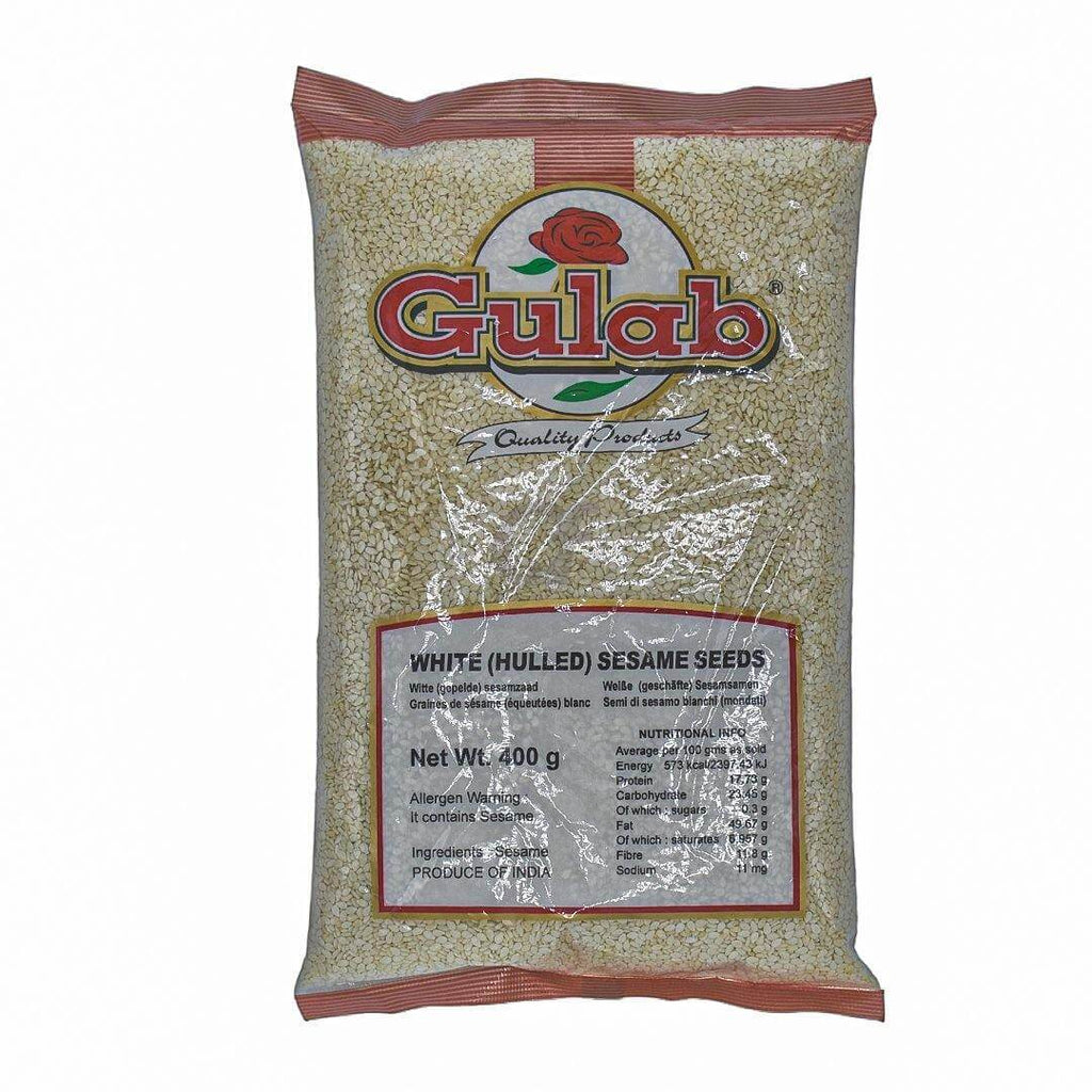 Gulab White (Hulled) Sesame Seeds 400g