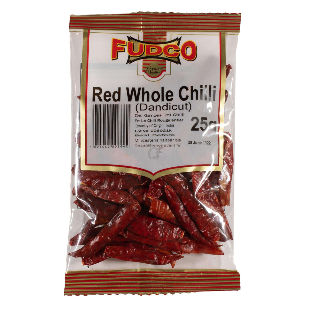 Fudco Red Whole Chilli (dandicut) 25g