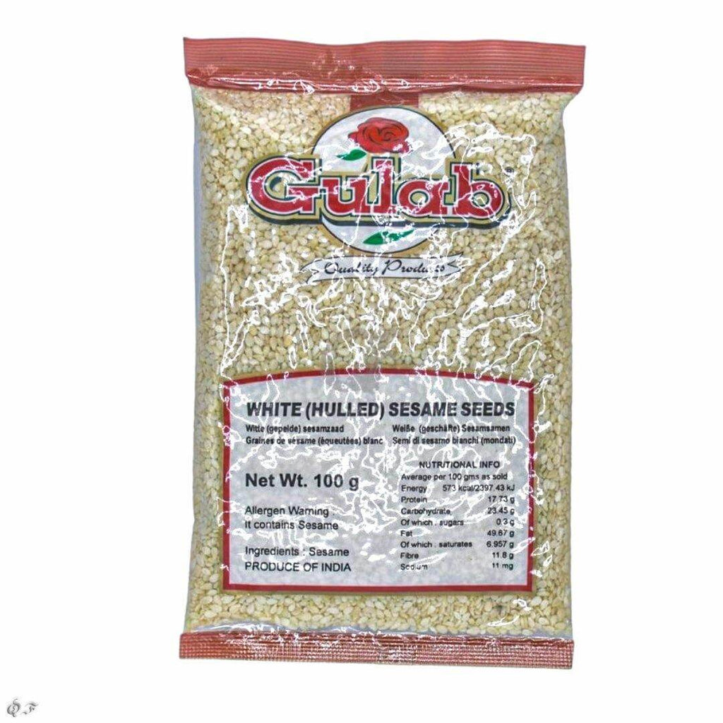 Gulab White (Hulled) Sesame Seeds 100g