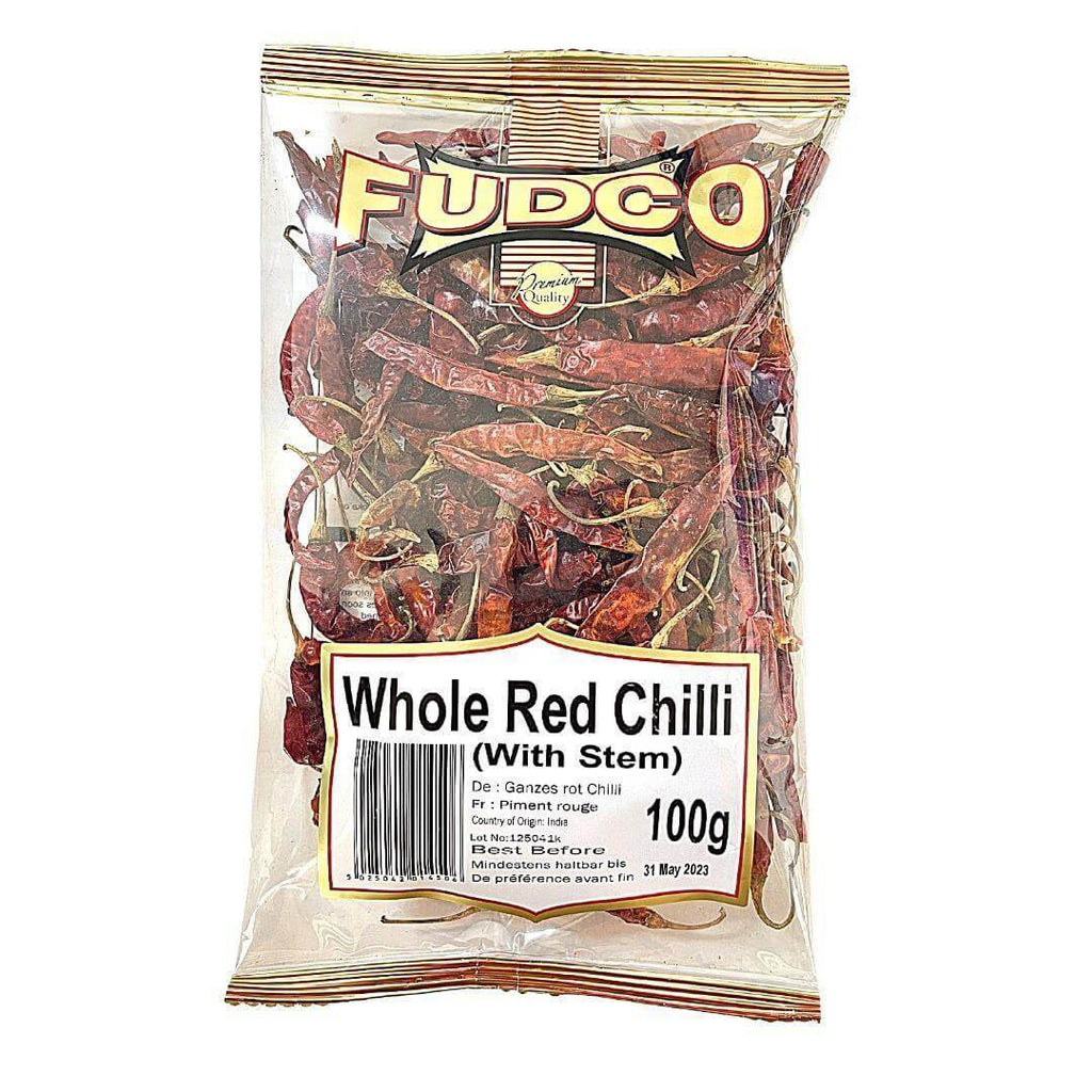 Fudco Red Whole Chilli (With Stem)