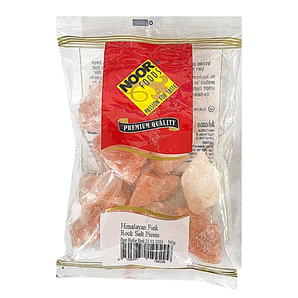 Noor Foods himalayan pink rock salt pieces